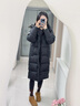 久潤(rùn)北面北面新款長(zhǎng)款羽絨服冬季加厚過膝連帽外套男女同款申敏兒 黑色長(zhǎng)款羽絨服 S 身高160-170 體重90-110 曬單實(shí)拍圖