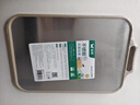 雙槍菜板 抗菌家用加厚食品級(jí)不銹鋼砧板案板防霉切菜板41*27.5*1.8cm 曬單實(shí)拍圖