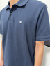 Calvin KleinJeans25早秋新款男士純棉珠地網(wǎng)眼ck商務(wù)純色短袖T恤POLO4RB012G CEF-藏藍(lán) M 曬單實(shí)拍圖
