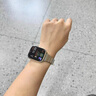 圣卡泊適用蘋果手表表帶iWatchs10代金屬女款applewatch9小蠻腰鏈?zhǔn)胶踫8夏天新款41mm透氣Ultra簡(jiǎn)約 銀色 iwatch10代【42MM表盤】 曬單實(shí)拍圖