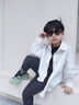 G.DUCKKIDS兒童裝男童春裝白色襯衫春秋款2025新款中大童長袖痞帥男孩春季潮 白色春秋款 140 cm 曬單實拍圖