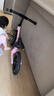 酷騎兒童平衡車(chē)1-7歲寶寶滑步車(chē)12寸鎂合金車(chē)身免安裝充氣輪Pro櫻霞粉 曬單實(shí)拍圖