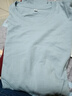 純棉秋裝長(cháng)袖t恤女寬松顯瘦洋氣純色大碼韓版2024新款上衣服 XJFS 藍色 3XL 曬單實(shí)拍圖