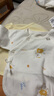 童泰新生兒半背衣嬰兒衣服純棉四季0-3月寶寶上衣滿(mǎn)月服2件裝 藍色 59 曬單實(shí)拍圖