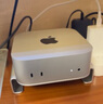 海備思（Hagibis）適用Mac mini M4/M4 Pro支架底座Mac迷你電腦主機配件桌面支撐架散熱托架鋁合金金屬 曬單實拍圖