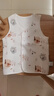 童泰（TONGTAI）嬰兒馬甲秋冬寶寶夾棉衣服兒童外出上衣TS43J191-DS棕色90cm 曬單實(shí)拍圖