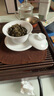 金鑲玉陳洪梅老師手繪冰種三才蓋碗 家用喝泡茶碗手抓壺敬茶碗 暮染 曬單實(shí)拍圖