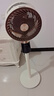 創(chuàng  )維【全屋驅蚊】空氣循環(huán)扇家用電風(fēng)扇落地扇2025新款大風(fēng)量語(yǔ)音遙控輕音節能臥室小風(fēng)扇Q522 白咖色 曬單實(shí)拍圖