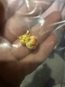 六福珠寶七夕禮物黃金吊墜六字真言福滿(mǎn)傳家足金葫蘆不含鏈 計(jì)價(jià) 約4.65克 曬單實(shí)拍圖