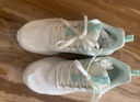 安踏漫步丨跳繩女鞋跑鞋休閑鞋減震跑步鞋女 象牙白/藕灰-6 38 曬單實(shí)拍圖