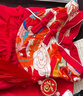 貝瑞加（Babyprints）女寶寶周歲禮服紅色連衣裙發(fā)帶套裝抓周冠衣中式裙子國風(fēng)公主裙80 曬單實(shí)拍圖