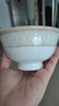 簡約防燙吃飯碗套裝組合家用陶瓷餐具時(shí)尚小資4.5英寸高腳飯碗 4.5英寸 10個(gè) 防燙高腳碗 曬單實(shí)拍圖