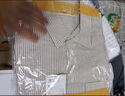 森馬（Semir）短袖襯衫男日系復古條紋襯衣純棉2025夏季外套肌理感 藍白色調(diào)00381 M 曬單實拍圖