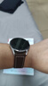 適用華為watch4/3真皮款表帶gt5/3/2Pro原裝皮帶buds新款男腕帶 原裝皮帶【咖啡色】 接口寬度22mm 曬單實拍圖