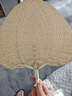 TaTanice 蒲扇 手工草編無(wú)骨蒲扇子夏季乘涼扇手搖輕巧小蒲扇粽葉扇28cm 曬單實(shí)拍圖