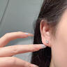 QMXD999足銀耳釘女生款耳環(huán)雙蝴蝶耳飾韓版閃鉆配飾小眾設計ins風(fēng) 雙蝴蝶耳釘【一只價(jià)】 曬單實(shí)拍圖