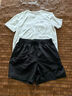 361°跑步運動(dòng)套裝男休閑健身速干短袖短褲春夏季男兩件套652524001H-3 曬單實(shí)拍圖