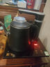 新飛（Frestec） 自動(dòng)上水電熱水壺泡茶抽水燒水壺電茶壺功夫茶煲水壺上水器茶爐辦公室喝茶泡茶機 1L 黑色雙層防燙 曬單實(shí)拍圖