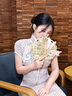 【高檔楠竹扇架+禮盒禮袋包裝】送新娘閨蜜團(tuán)扇結(jié)婚新娘高級(jí)成品diy手工自制材料包雙面喜扇扇子中國(guó)風(fēng)中式 1號(hào)款 成品做好x喜扇+扇架+嵌入式禮盒 曬單實(shí)拍圖