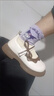 G·DUCK KIDS女童短靴2025新款秋冬蝴蝶季兒童黑色皮鞋軟底女童加絨公主襪子靴 米白色  27 內長(cháng)16.6厘米 曬單實(shí)拍圖
