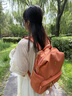 愛(ài)可樂(lè)（Echolac）雙肩包女時(shí)尚背包旅行休閑電腦包百搭潮流包送女友CKP2075珊瑚橘 曬單實(shí)拍圖