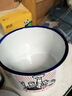 JCZS德國(guó)品牌泡面神器老式懷舊搪瓷碗帶蓋大缸子泡面碗超大號(hào)學(xué)生宿舍 加厚帶蓋【送勺筷清潔棉】 15厘a 曬單實(shí)拍圖
