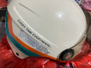 YEMA 3C認(rèn)證359S電動(dòng)摩托車頭盔男女夏季防曬半盔四季通用安全帽新國(guó)標(biāo) 卡其花+咖短 曬單實(shí)拍圖