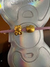 周生生七夕禮物HelloKitty黃金轉(zhuǎn)運珠三麗鷗足金mini版少女心組合單顆 Hello Kitty92830C 曬單實拍圖