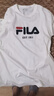 FILA 斐樂官方男女同款針織T恤2025年夏季純棉寬松休閑情侶短袖t恤 曬單實(shí)拍圖