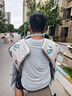 許愿家電動(dòng)車(chē)擋風(fēng)被冬季加絨加厚斗篷式防水電瓶摩托防風(fēng)保暖加大防暴雨 灰色鯨魚(yú)丨加寬護脖護肩+蓋腿小被子 帶收納卡扣 曬單實(shí)拍圖