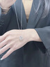 S999足銀羽毛銀項鏈女輕奢小眾原創(chuàng  )設計高級感新款生日禮物送女友 S999足銀項鏈幻彩鉆-精美禮盒包裝 曬單實(shí)拍圖