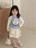 可英 GOWINBABY原創(chuàng  )女童長(cháng)袖t恤甜美時(shí)尚2025秋季女孩休閑寬松t恤衫女寶秋裝上衣 曬單實(shí)拍圖