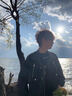 主意范（ZHUYIFAN）高街工裝PU皮衣外套男春秋胖子大碼休閑情侶棒球服潮牌飛行員夾克 J5219黑色 XL 125-145斤 曬單實拍圖