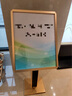 印幫 酒店水牌廣告牌立牌大堂指引指示牌導向牌落地展架海報架迎賓牌 香檳金（60x80） 曬單實(shí)拍圖