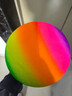 奧趣?；@球幼兒園 皮球籃球嬰幼兒童充氣玩具球小皮球幼兒園拍拍球 21.5cm彩虹操場(chǎng)球 曬單實(shí)拍圖