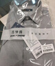 BLACKMONDAY輕奢高級感純棉短袖襯衫男夏季液氨抗皺免燙男士商務(wù)休閑正裝襯衣 曬單實拍圖