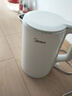美的（Midea）電燒水壺電熱水壺家用1.5L大容量316L食品級不銹鋼無(wú)縫內膽雙層防燙自動(dòng)斷電MK-HJ1566-PRO 曬單實(shí)拍圖