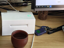 得力（deli）GE382高速快遞打印機 電商一聯(lián)面單熱敏打印80mm倉儲物流商用辦公打單不干膠條碼標簽打印機 USB版 曬單實拍圖