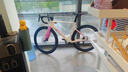 瑞豹SPARK SPORT自行車(chē)公路車(chē)公路自行車(chē)成人公路車(chē)自行車(chē)電子變速 貝殼白粉 PES邁金電變 碳輪 M|身高174-182cm 曬單實(shí)拍圖