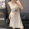 西忘莫代爾睡裙女款夏季無袖吊帶背心2025新款高級感可外穿睡衣家居服 A671彩點(diǎn)小狗 2XL 曬單實(shí)拍圖