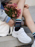 斯凱奇（Skechers）女鞋秋季厚底老爹鞋百搭熊貓鞋軟底舒適外穿休閑運動(dòng)鞋11959 曬單實(shí)拍圖