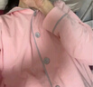 十月結(jié)晶月子服春秋薄款產(chǎn)婦棉產(chǎn)后孕婦睡衣哺乳家居服套裝  粉色 M碼 曬單實(shí)拍圖