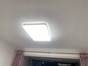 雷士（NVC）吸頂燈全光譜護眼客廳燈簡約臥室智能LED照明普瑞白雪S包安裝 曬單實拍圖