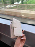 畫(huà)極（HUAJI）護照包便攜式掛脖證件包簡(jiǎn)約出國旅行機票夾證件收納卡包保護套 白色 曬單實(shí)拍圖