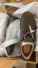 其樂（Clarks）Un Briley Vibe男鞋休閑皮鞋透氣磨砂皮抓地力強舒適26180208 Dark Brown 8.5 41.5碼 曬單實拍圖