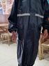 可穿200斤至300斤超大碼雨衣加肥加大長(zhǎng)款雨衣背包男女秋季雙帽檐 普通款-藏青長(zhǎng)身雨衣-大帽檐 xxxxl 曬單實(shí)拍圖