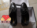 百麗男鞋商務(wù)正裝皮鞋休閑增高軟底真皮鞋10503AM0 黑色-內(nèi)增高 41 曬單實拍圖