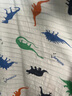 貝瑞加（Babyprints）男童背心2件裝夏季薄款兒童背心中大童護肚坎肩無袖上衣 恐龍130 曬單實拍圖