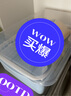 茶花（CHAHUA）歐式帶蓋碗碟架放碗架收納盒瀝水架裝碗筷收納箱碗柜置物 大號(hào)-藍(lán)色-可立碟/帶筷筒/帶蓋 曬單實(shí)拍圖