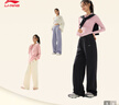 李寧奶芙褲運動(dòng)褲女2025秋舒適簡(jiǎn)約百搭健身休閑衛褲AKLV970 曬單實(shí)拍圖